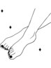 Foot【華やかな足元に】ジェルワンカラー　ウォーターケア込み　¥8,800