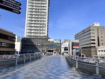 ロレインブロウ 上尾店/お店までの道のり2