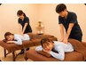 【ペア割★】お二人でご予約頂くと更にお得!整体+もみほぐし 計90分