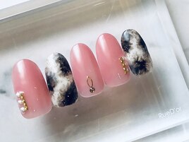 大人なタイダイネイル♪