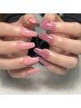 【長さ出し】美フォルムフルチップ＋1color¥8,800