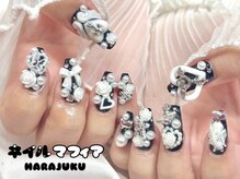 ネイルマフィア 原宿(NAIL MAFIA)/パーツゴテゴテ/ゴシック/原宿