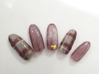 ビーケア 自由が丘店(B.care)/チェックネイル￥7480