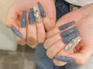 埋め尽くし　フラッシュネイル