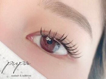 プパ 烏丸店(pupa)の写真/【フラットラッシュ100本¥4400!!軽いつけ心地&圧倒的持続力◎】まつ毛負担を軽減,丁寧な施術で理想の目元に