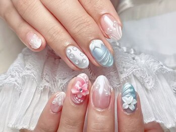シーアンドビーネイル(C&B Nail)/持ち込みデザインやり放題