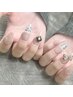 【GEL-X/Flat rate desing】 Extention with flat rate desing set for 12222
