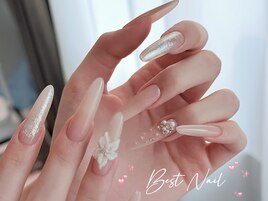 フラワー＆パールデザイン