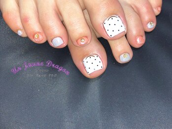 アン ジョーヌドラゴ/【フットネイル】ドットネイル