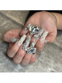 ツイードキルティングネイル