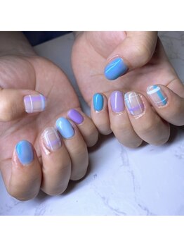 チェックネイル