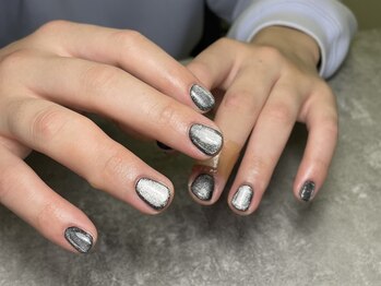 オムネイル 渋谷(HOMME NAIL)/マグネットネイル ¥6.600