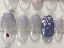 ホワイトカラー(White Color)/ナチュラルアートネイル☆