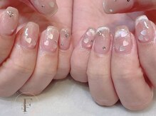 フルゥ エビス(fl EBISU.)/チーク/ハート/ワンホンネイル