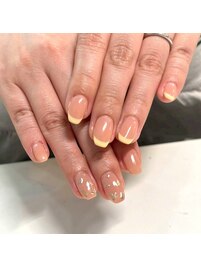 アシンメトリーネイル/春ネイル