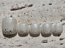 プロモート 岡山城下店(Promote)/ホワイトミラーネイル【岡山】