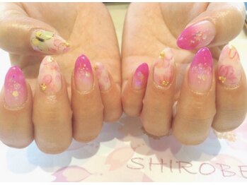 トータルサロン 白べぇーっ プラス/春爛漫♪ネイル