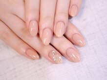 ラルネイル 大宮(Lull. nail)/＊ヌーディー＊ビジュー＊