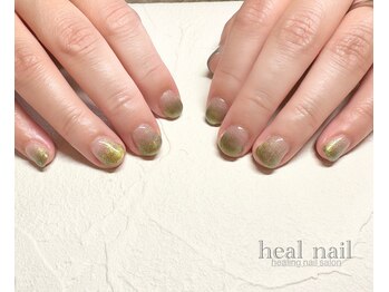 ヒールネイル(heal nail)/マグネットグラデーションnail.