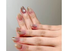 アンドネイルアンドビューティー(&NAIL and Beauty)/シンプルニュアンスネイル