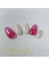 ケージュール(Kjour)/ハートホロネイル