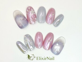 エリクサーネイル 五反田(Elixir Nail)/定額c やり放題/クーポン使用