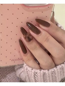 リナネイルサロン 池袋(Lina nail salon)/#ワンカラー#ブラウン系