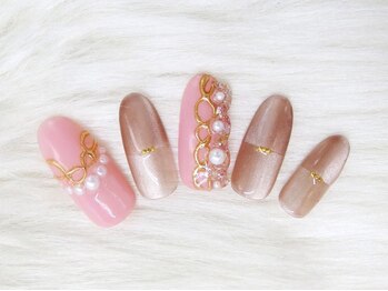 ニュアンスフリルチェーン