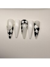 アトリエ ハチ 神戸新開地(Atelier 8)/モノトーンネイル