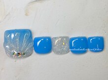 フェリーチェ(nail salon＆school felice)/フットネイル/定額制9900円/瑞江