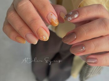 アトリエシロップネイル(Atelier Syrup nail)/ちょこっとデザインコース¥6500