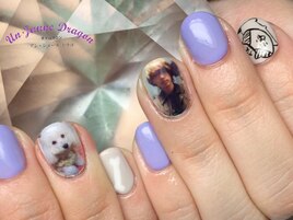 【自爪ネイル】プリントネイル