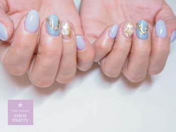 ネイルサロン ココマリー(coco marry)/ニュアンス　フィルイン　ケア