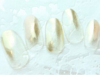 レアレアネイル(Lealeanail)/【パラジェル】塗りかけネイル