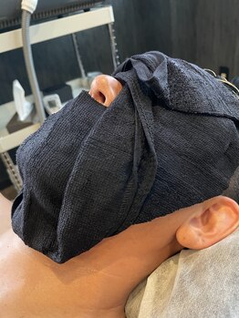 メンズ脱毛 リボーン(reborn)/施術後はタオルで冷やす