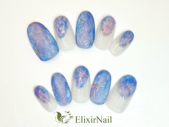 エリクサーネイル 五反田(Elixir Nail)/定額c やり放題/クーポン使用