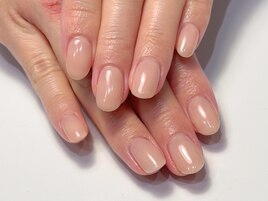 自爪風ワンカラーネイル