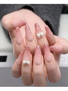 カラーグラデーション／ピンク色