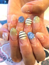 トータルサロン 白べぇーっ プラス/デニムネイル