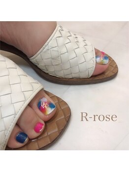 アールローズ(R-rose)/フット夏アート　￥8800