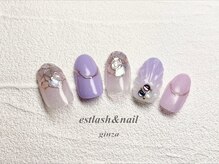 エストラッシュアンドネイル 銀座店(est lash&nail)/マーメイドシェルタイルネイル