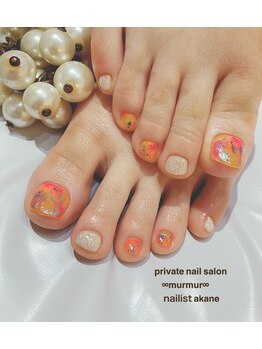 プライベート ネイルサロン マーマ(murmur)/トロピカルネイル