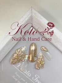 花/ゴールド/ミラー/パウダー