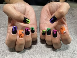 ハロウィンネイル