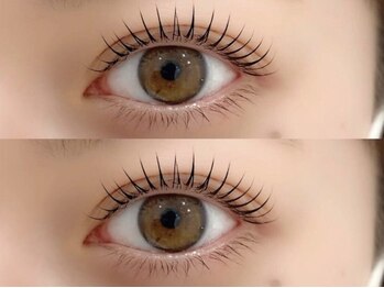 シィンク アイ 倉敷(THINK EYE)の写真/《一人一人の目の形やまつげの生え方にFITしたまつげを》エクステでもパーマでもボリュームのある目元へ◇