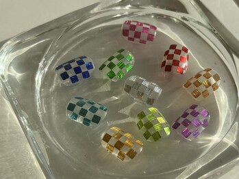 キラキラブロックnail