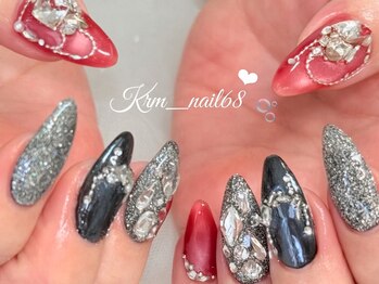 エルナ 新宿(Eluna)/ごてごてネイル　担当西村