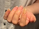 夏カラーフラッシュネイル