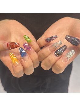 エーナイン イオンモール盛岡 前潟店/ヨーヨー×花火