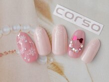 コルソケーツー 梅田茶屋町(corso k-two)/冬ネイル32/茶屋町中津中崎町